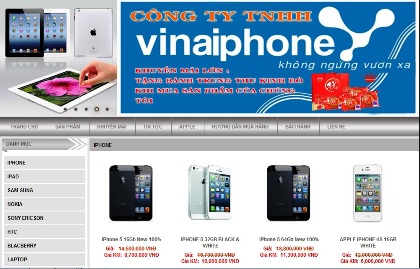 VinaPhone mời công an vào cuộc vụ nhái thương hiệu bán iPhone "rởm"