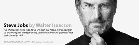 Tiểu sử Steve Jobs bản tiếng Việt ra mắt tuần tới