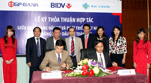 BIDV hợp tác song phương với BacAbank và GP.Bank