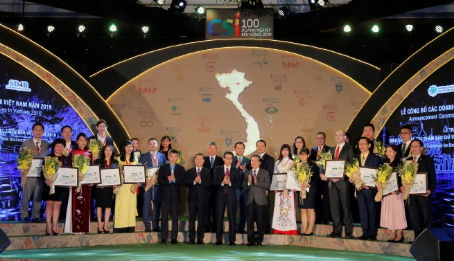 Vinh danh các doanh nghiệp bền vững tại Việt Nam năm 2019