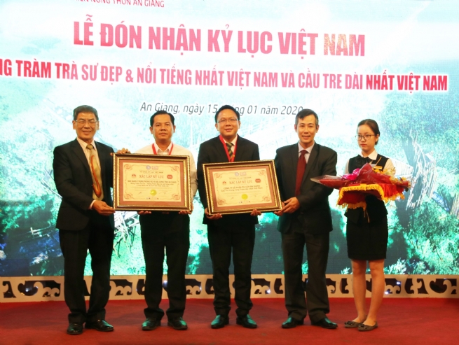 Rừng tràm Trà Sư xác lập kỷ lục Việt Nam